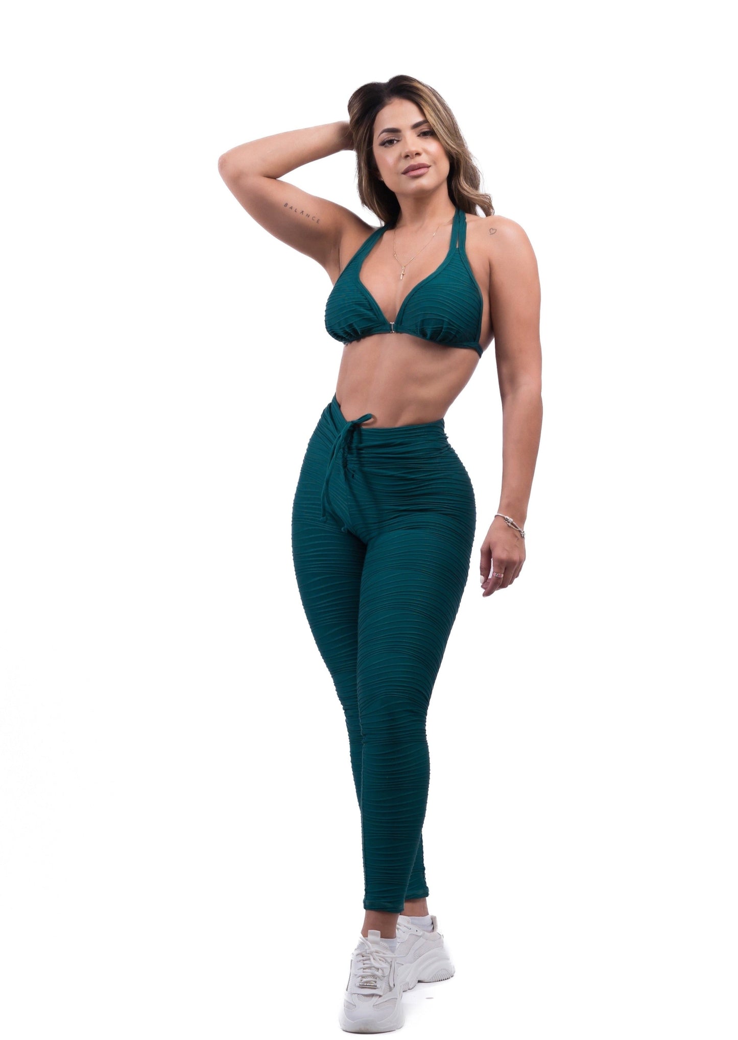 Jacquard Emerald Set