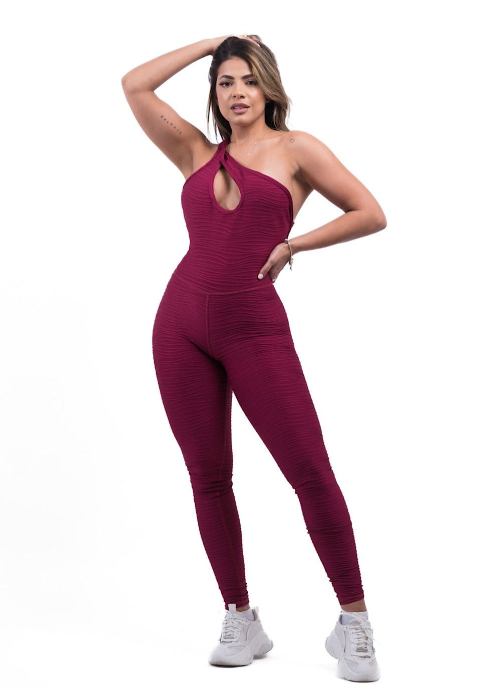 Jacquard Velvet Jumpsuit