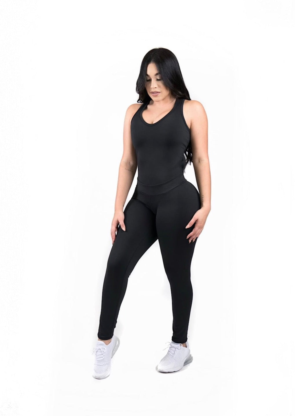 Black Lacey Jumpsuit