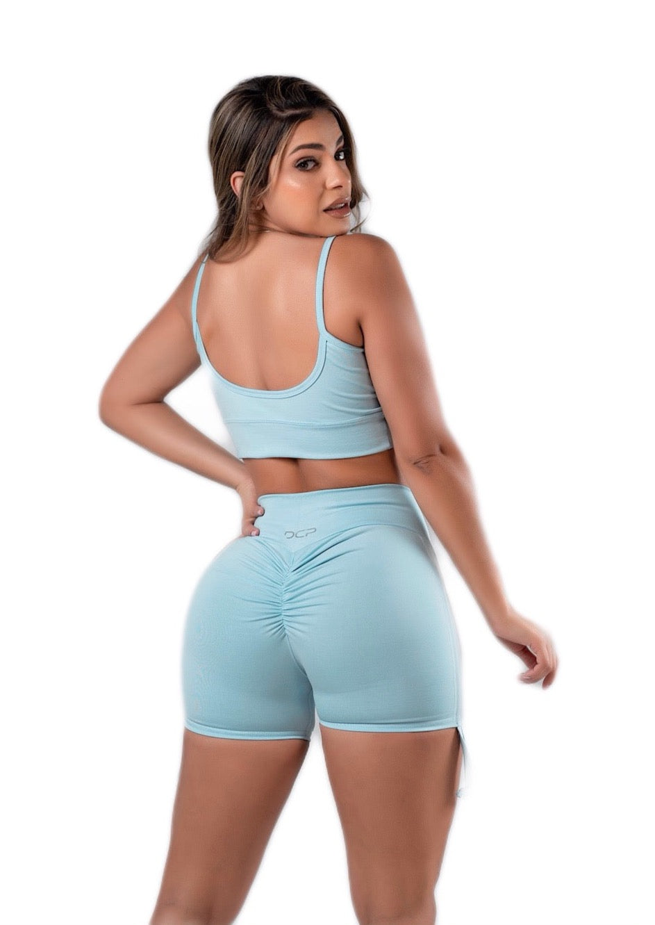 V Waist Scrunch Shorts