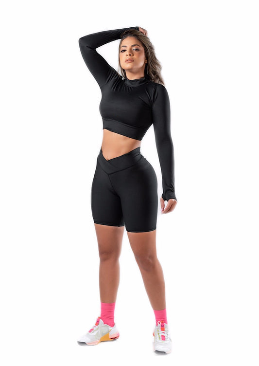 V Scrunch Biker Short