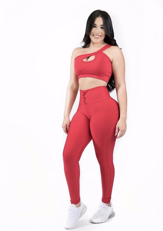 Verzatile High Waisted Laces Leggings