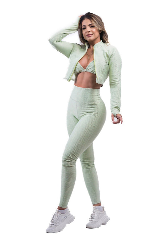 Jacquard Pistachio Set of 3