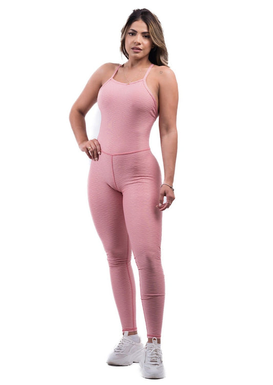 Jacquard Palo Rosa Jumpsuit